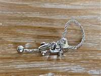 Portachiavi Del Conte in Argento PCAGFERRARI - PCAGFERRARI